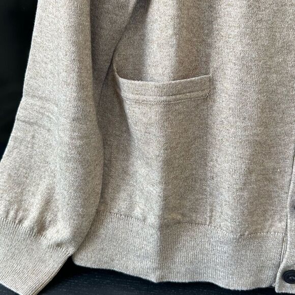 KALLSPIN Men's V Neck Button Front Cashmere Blend Knit Stretch Sweater Size XL - Picture 7 of 8